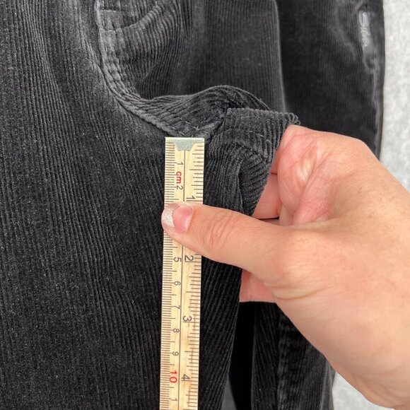 Silver Jeans Womens Corduroy Bootcut Pants Size 31 Black Classic Neutral - Picture 11 of 13